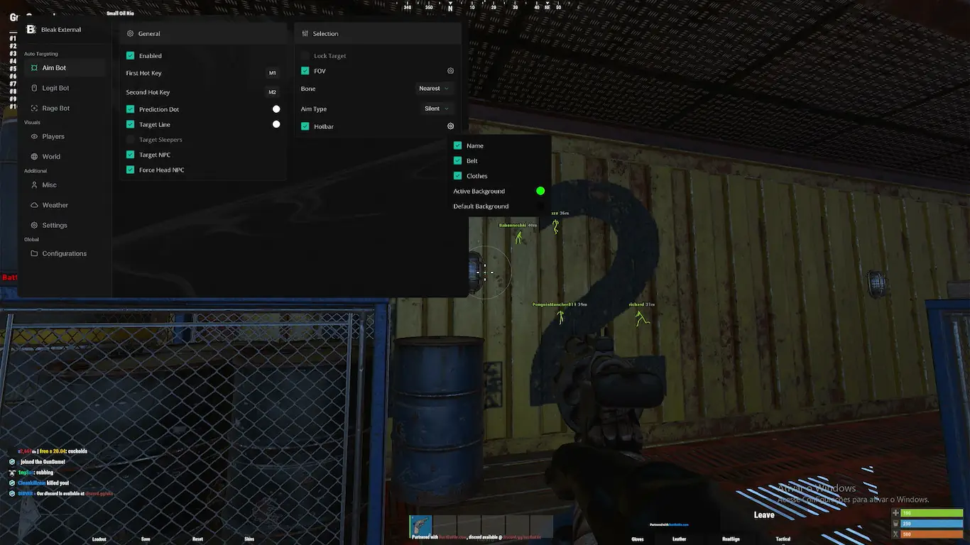 Screenshot 21 do cheat Rust Bleak